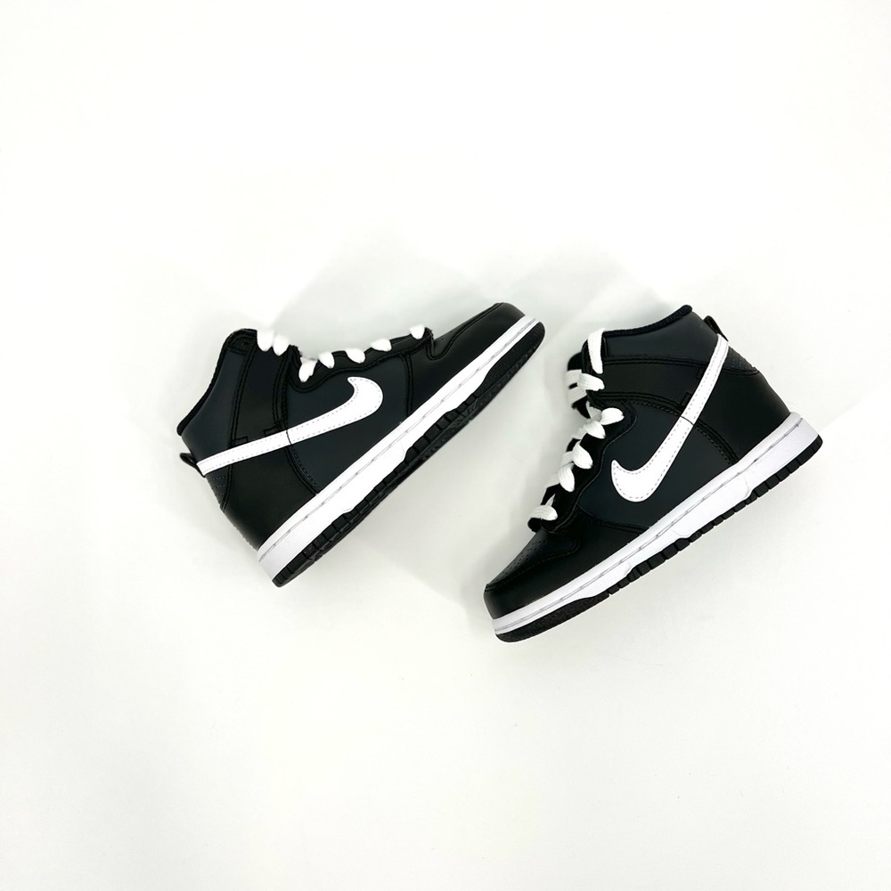 Nike Dunk High Pre School ’Anthracite/White Black’ Sneaker Size 10.5C